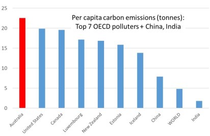 per capita emissions