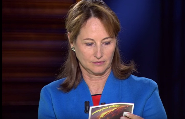Postcard from Hazelwood to France Segolene Royal