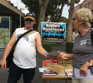 postcard stall