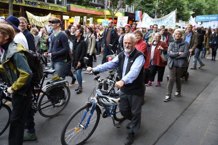 Peoples climate march 2015 cyclists