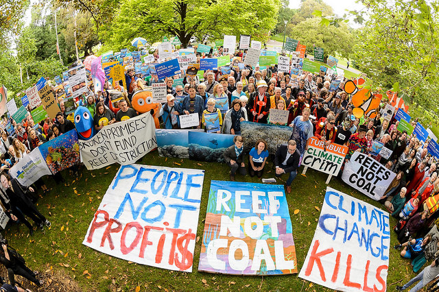 Reef not Coal Stop Adani protest