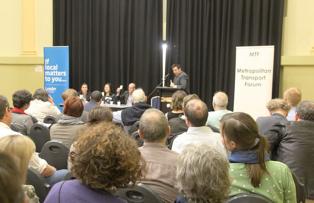 Moreland Transport Forum September 2014 had a full crowd